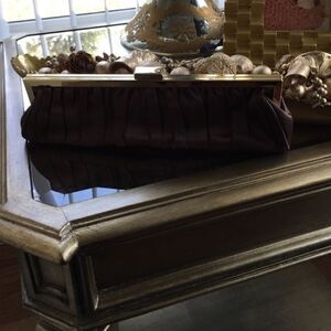 🎉Last deal 🎉Cache brown & Gold clutch